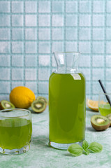 Fruit drink in glass