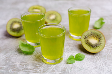 Fruit drink in glass