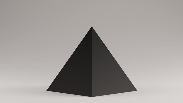 Black Pyramid 360 Turnaround 3d animation 3d illustration 3d render