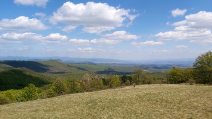 Naklejka premium panorama of the mountains