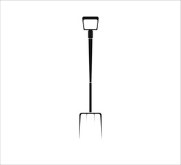gardening fork. illustration for web and mobile design.