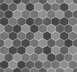Vector seamless background. geometric cool texture. Stylish minimalistic hexagon pattern.