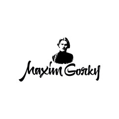 The Maxim Gorky logo lettering