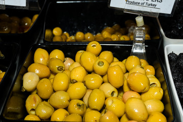 Turkish olives different mix for sale in Grand Bazaar