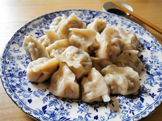food, pasta, meal, plate, dinner, cuisine, dish, dumplings, vegetable, lunch, meat, white, gourmet, tortellini, chicken, traditional, fried, delicious, chinese