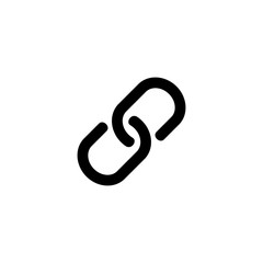 Fototapeta premium link icon, link sign and symbol vector design