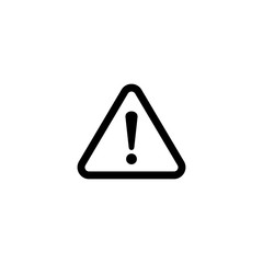 Danger icon, warning icon sign and symbol vector