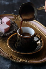 Turkish coffee and Turkish delight