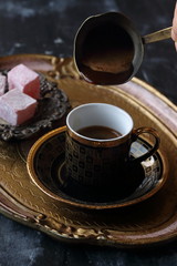 Turkish coffee and Turkish delight