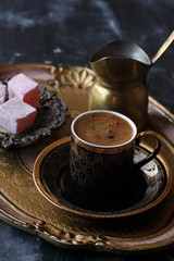 Turkish coffee and Turkish delight