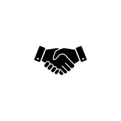 Handshake Icon, Handshake sign and symbol vector design