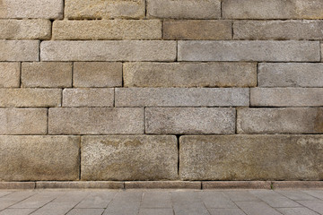 Walls of different colors, feels and textures