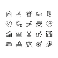 web icons set