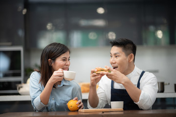 lifestyle for lovers and cooking at home