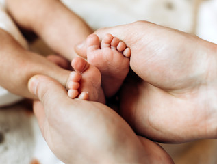 newborn baby feet