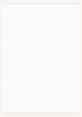 Sheet of gray lines on a white background. Perfect for planner, notebook, school, print. A4 sheet proportion.