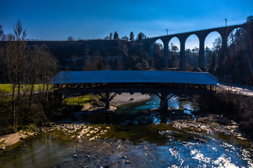 Fototapeta premium SBB Brücke Lütisburg 