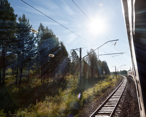 Fototapeta na wymiar Trans-Siberian Railway