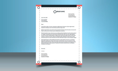 Obraz premium Business letterhead template
