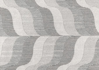 Texture of decorative gray wallpaper with abstract wavy repeating pattern background	