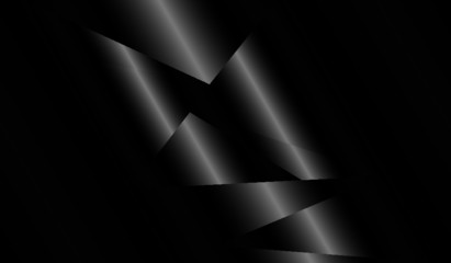 black background of split shapes