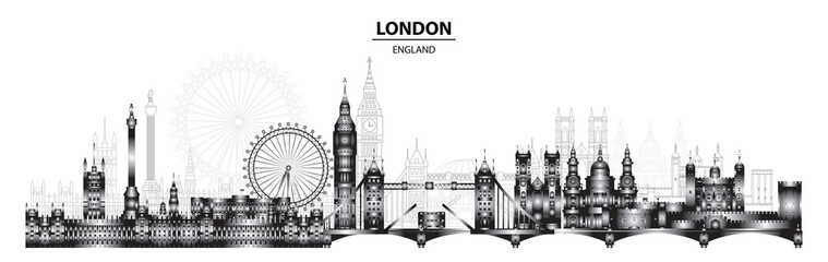Obraz premium London City gradient 7