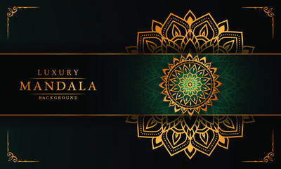 Mandala design for  Wedding card, book cover.