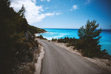 Road into the blue