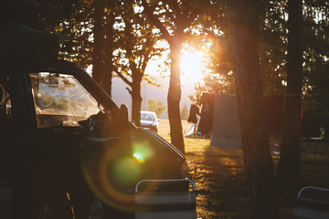 Campsite Sunset