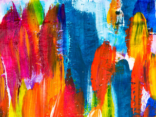 Abstract art painting, creative hand painted background, brush texture