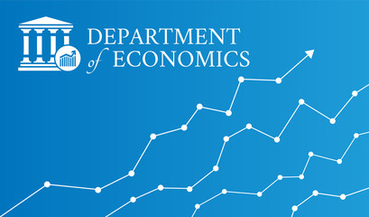 US Department of Economics Illustration Background