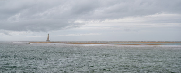 Panorama Phare du Cordouan banc de sable Charente Maritime France