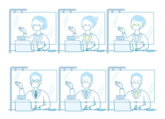 人物　マスク　病院　薬局　ウィルス　感染　空気感染　予防　予防方法　避ける　