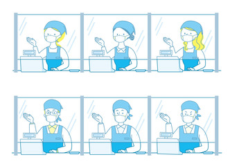 人物　レジ　ウィルス　感染　空気感染　予防　予防方法　避ける