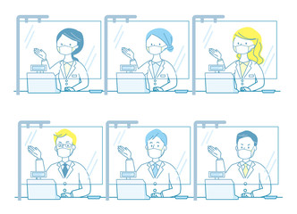 人物　マスク　病院　薬局　ウィルス　感染　空気感染　予防　予防方法　避ける　