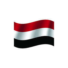 Yemen  flag. Nation vector Yemen  
 flag