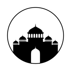 monochrome taj mahal ramadan kareem decoration