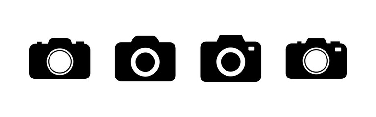 Camera Icons set. Camera symbol. Camera vector icon