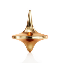 Spinning golden pendulum top