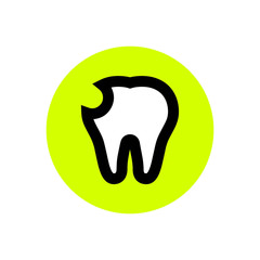dental care icon vector 