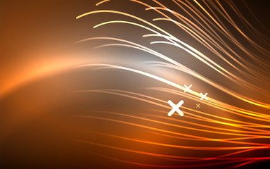 Obraz premium Abstract background - neon line design for Wallpaper, Banner, Background, Card, Book Illustration, landing page