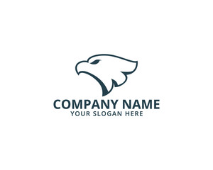 Eagle Head Logo Vector Template. Business Logo Concept