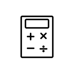 Calculator Icon Design Logo Vector Template