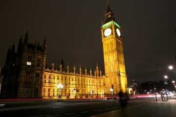 Fototapeta na wymiar house of parliament big ben london