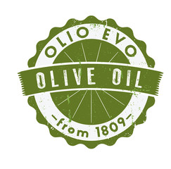 Olive oil logo - 343487934