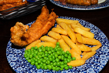 fish and chips are one of Britain's national dishes.