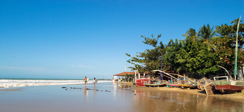 Dia lindo de Praia. T&iacute;pico dos tr&oacute;picos. Paracuru - CE