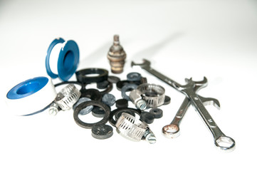 washers and plumbing tools