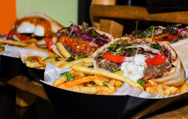 Food Buffet Catering Dining Eating Party Sharing Concept
