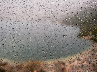 panorama Morskiego Oka z okna